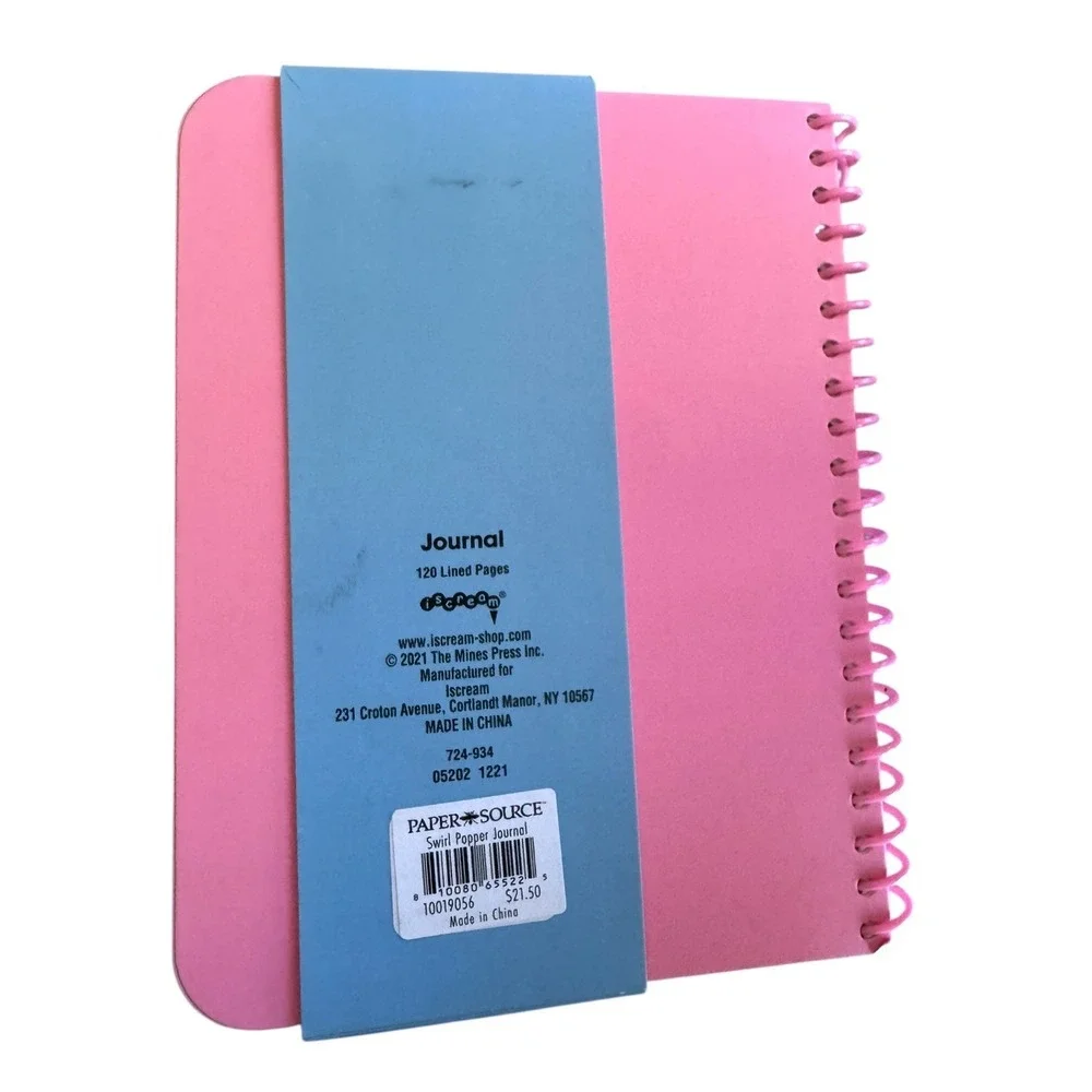 I Scream‎ Pop Journal New Notebook Fidget Sensory Toy 120 Lined Pages